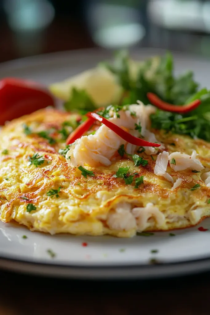 Crab Omelette Recipe -Thai to French