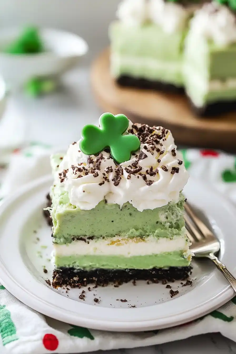 Shamrock Shake Dessert Lasagna Recipe