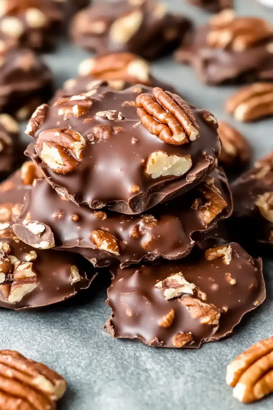 Decadent Chocolate Pecan Turtle Clusters Recipe