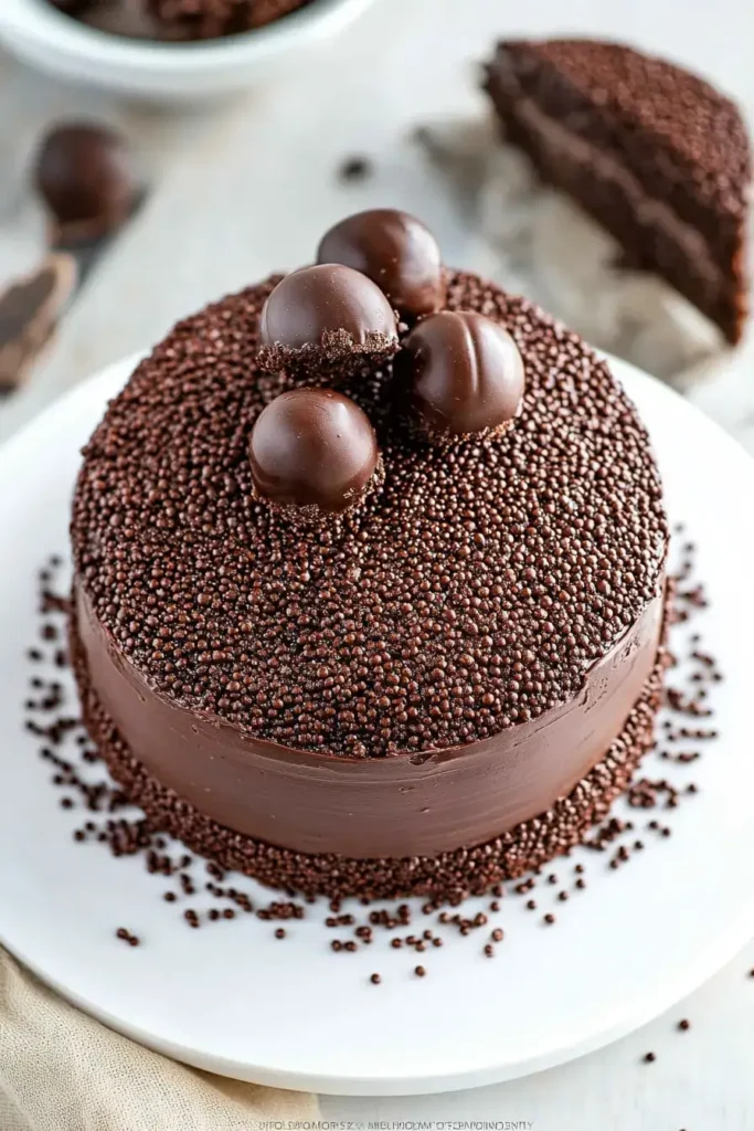 Old Fashioned Chocolate Truffle Cake