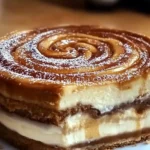 Cinnamon Roll Honeybun Cheesecake