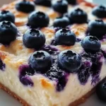 Cozy Blueberry Cottage Cheese Breakfast Bake with Oats