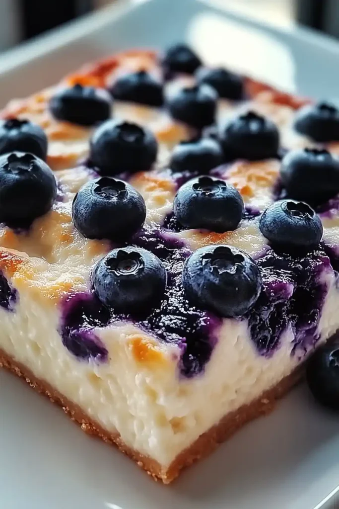 Cozy Blueberry Cottage Cheese Breakfast Bake with Oats