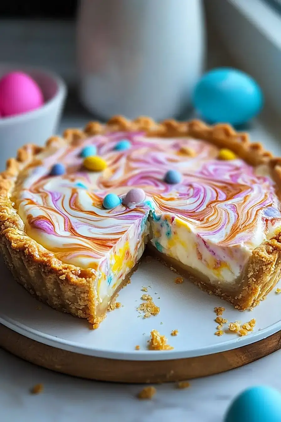 Easter Swirl Pie Recipe: A Creamy, Colorful Delight
