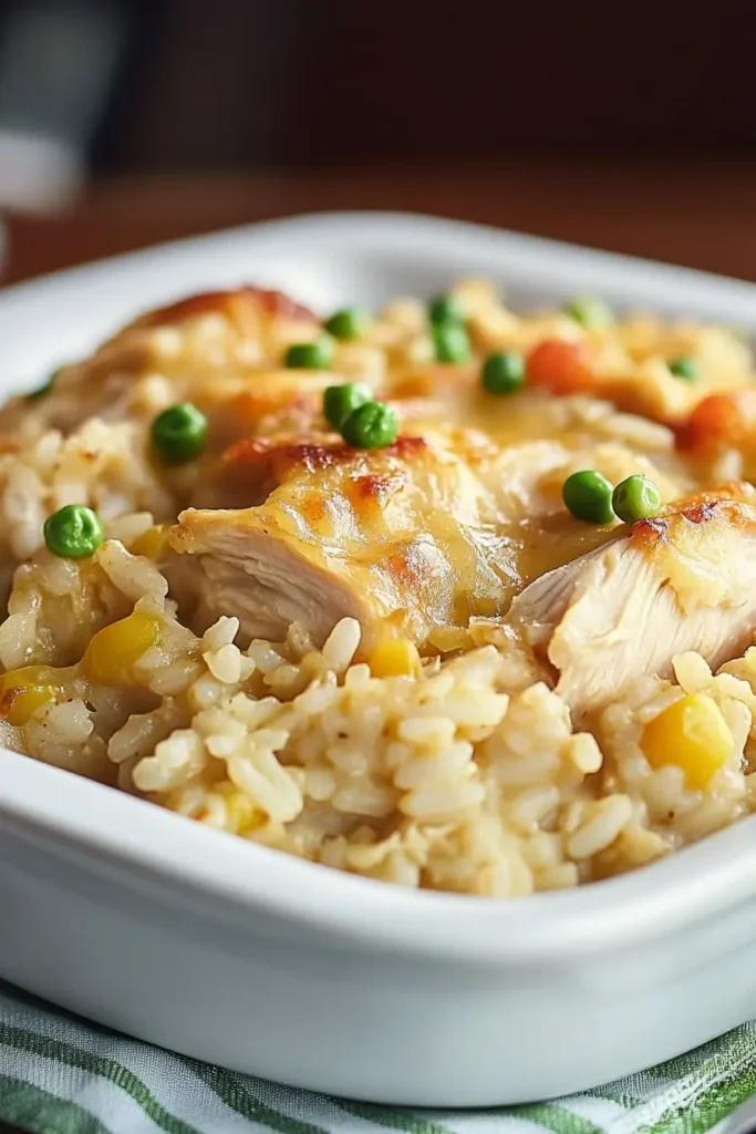 Mamaw's Chicken and Rice Casserole