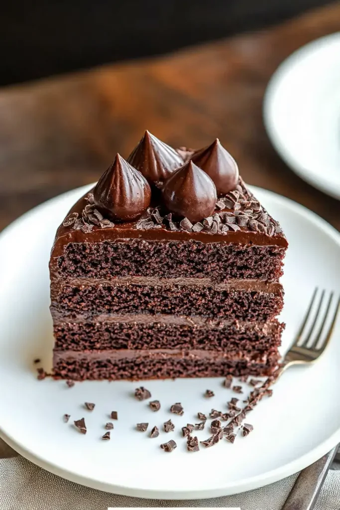 Old Fashioned Chocolate Truffle Cake
