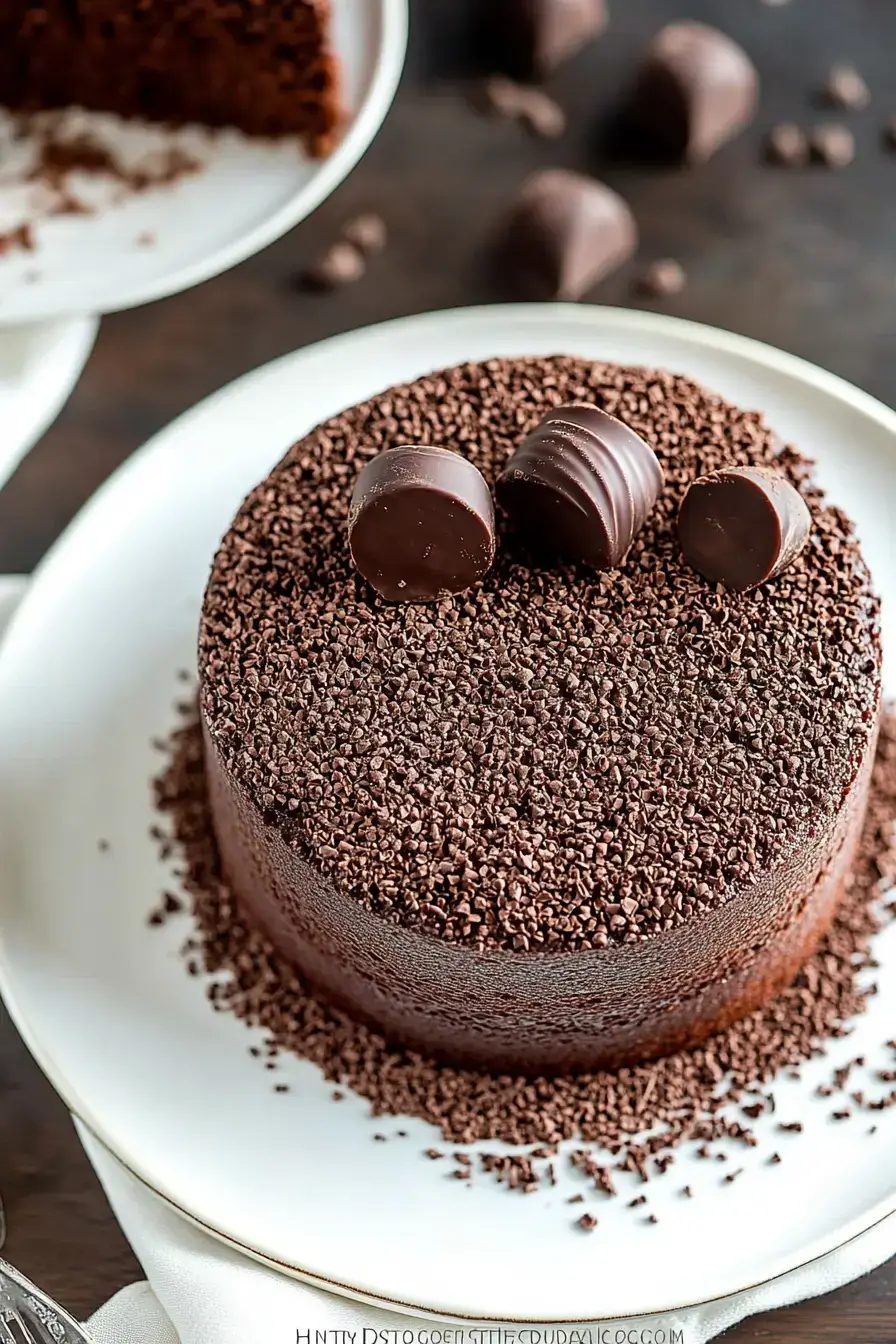 Old Fashioned Chocolate Truffle Cake
