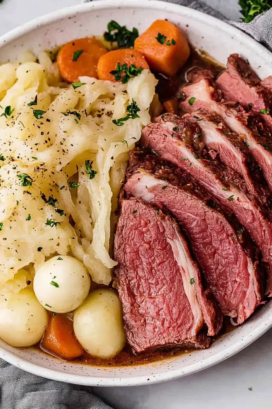 Savory Oven Corned Beef and Cabbage Recipe