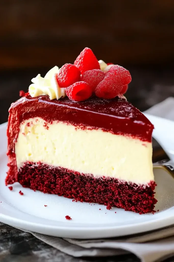 Red Velvet Cheesecake Cake Recipe