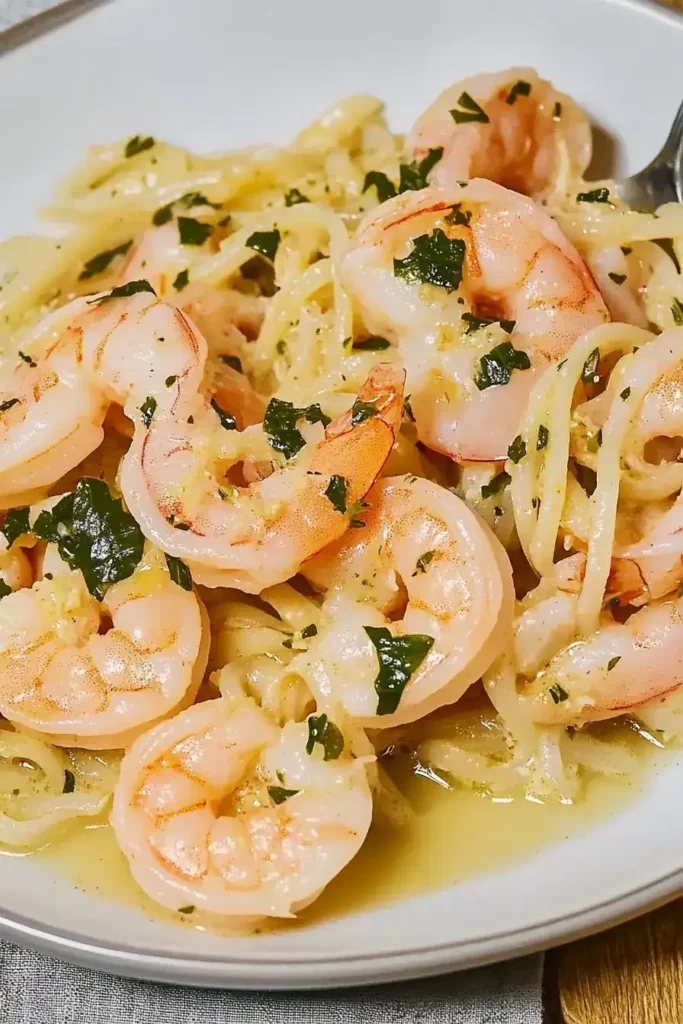 Shrimp Scampi Pasta Bake recipe