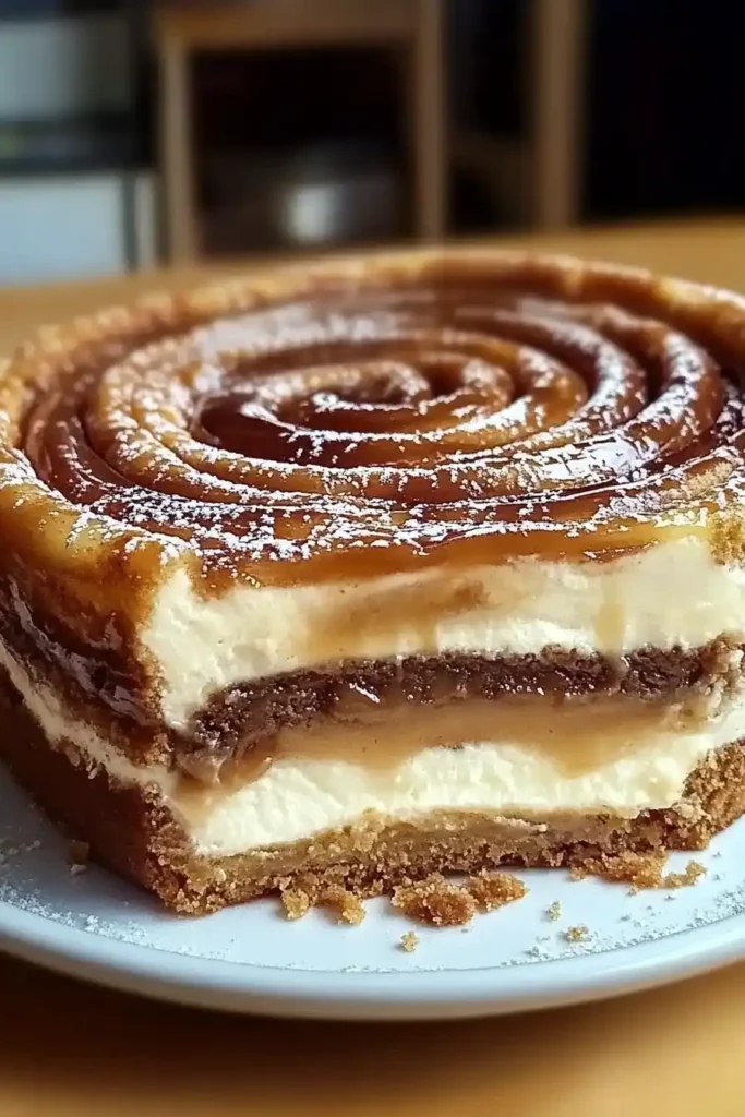 best Cinnamon Roll Honeybun Cheesecake