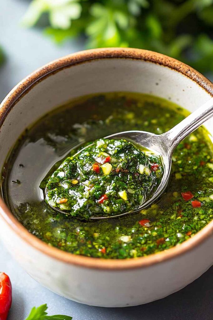 chimichurri pizza sauce recipe