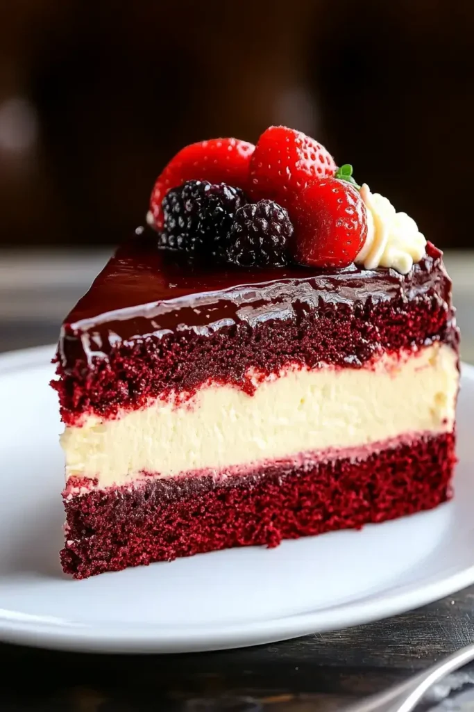 Red Velvet Cheesecake Cake Recipe