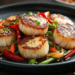 fishcakes and scallops stir fry recipe​