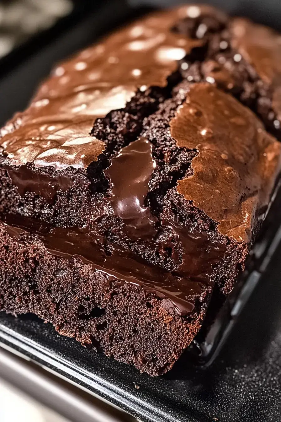 Hot Fudge Brownie Bread That Melts in Your Mouth